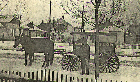 Brooks Model Dairy delivery wagon, 1920