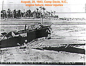 A-24 Engine failure for Joyce at Camp Davis