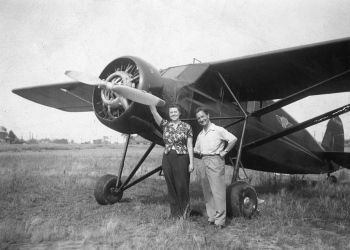 RuthStratton&instructor-1930s